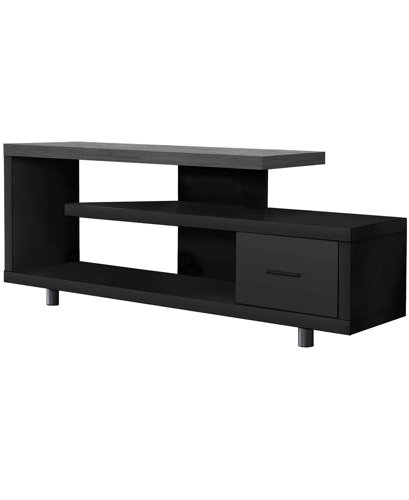 Monarch Specialties Tv Stand - 60" L Top with 1 Drawer