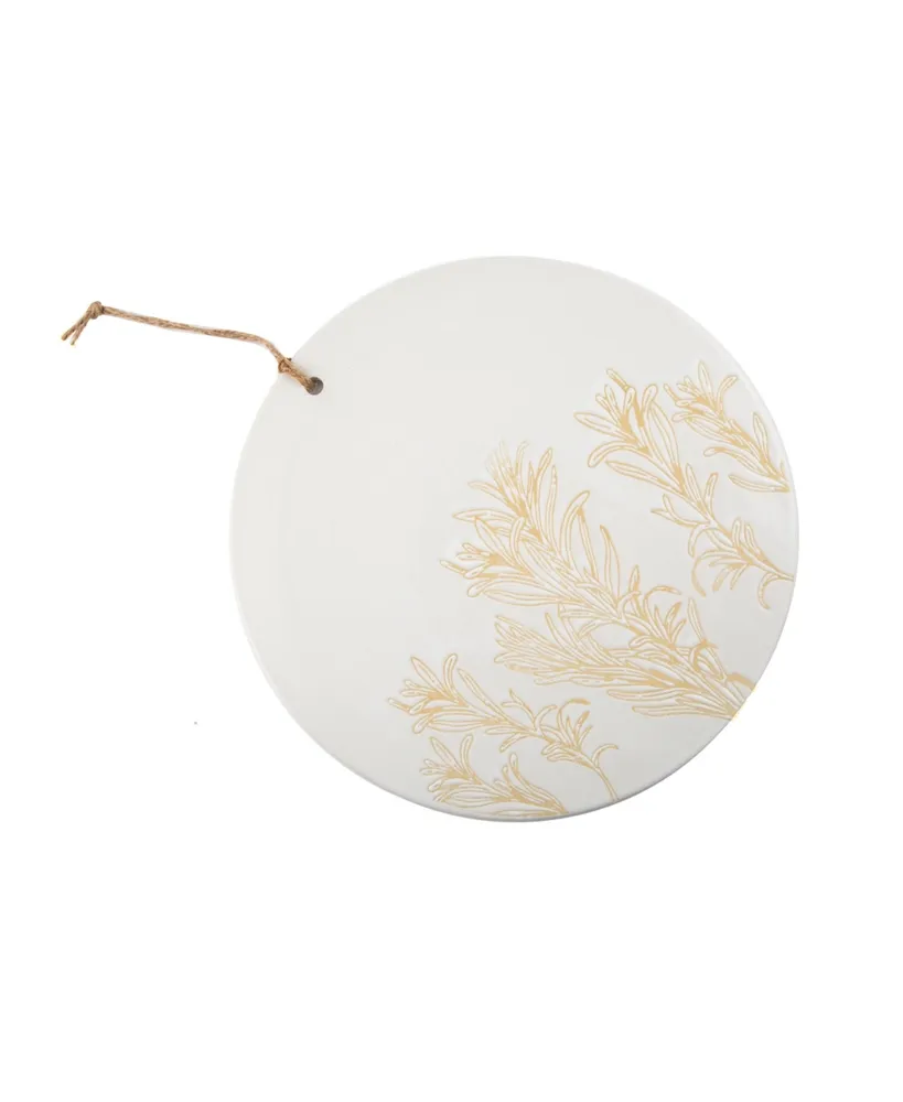 Thirstystone 12" Ceramic Cheese Board - Botanical Sketch