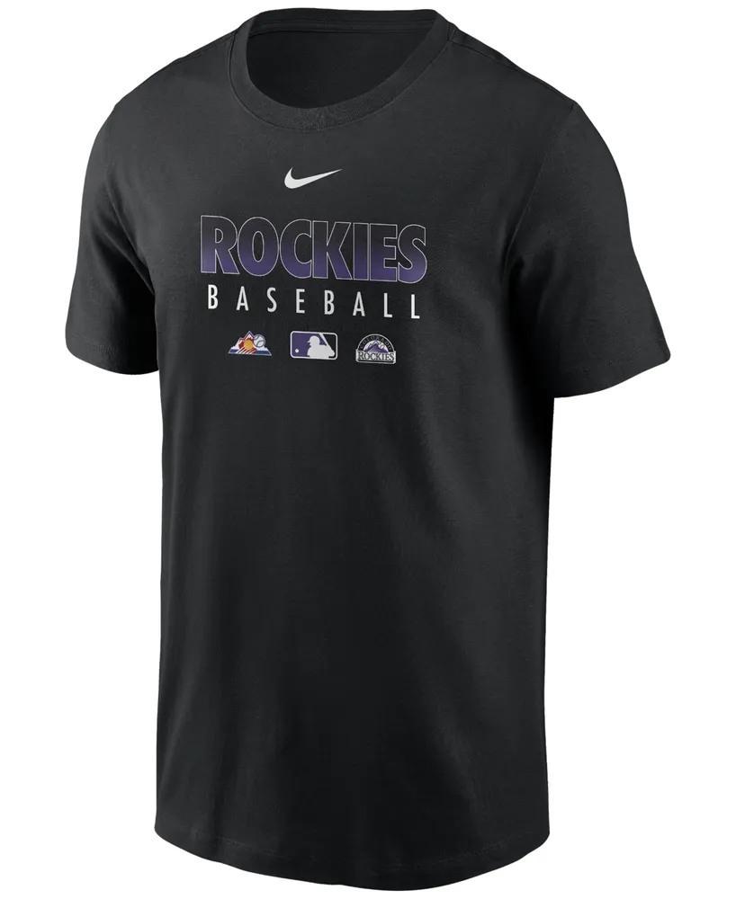 Nike Men's Colorado Rockies Early Work Dri-Blend T-Shirt - Macy's