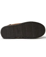 Dearfoams Men's Toby Microsuede Moccasin House Shoe Slipper