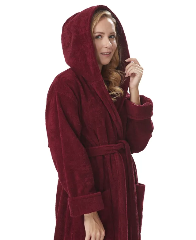 Men's Cotton Thick Hooded'n Full Long Bathrobe – Arus Bathrobes and Home  Textile