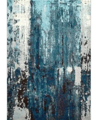 Nuloom Carnival Abstract Haydee Blue Area Rug