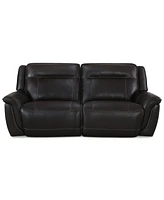 Lenardo 2-Pc. Leather Sofa with 2 Power Recliners, Created for Macy's