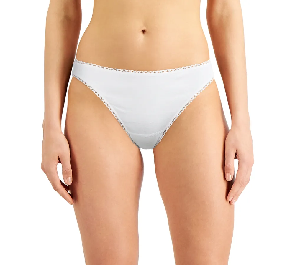 Charter Club Women's Everyday Cotton Bikini Underwear, Created for Macy's