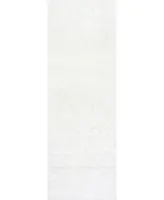 nuLoom Easy Shag Marleen Plush White 7'10" x 10' Area Rug