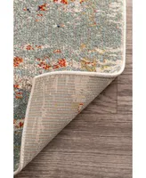 nuLoom Casablanca Distressed Persian Sarita Gray 3' x 5' Area Rug