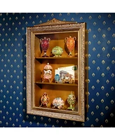 Design Toscano Eggs of the Tsar Wall Curio Display Cabinet