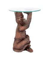 Design Toscano Moroccan Monkey Business Sculptural Side Table