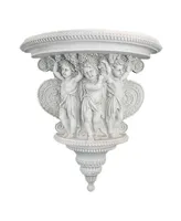 Design Toscano Cherubs of the Wine Harvest Sculptural Wall Console - Off