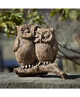 Campania International Honeymoon Owls Garden Statue