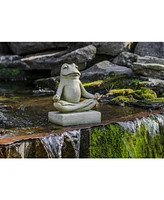 Campania International Mini Zen Frog Garden Statue