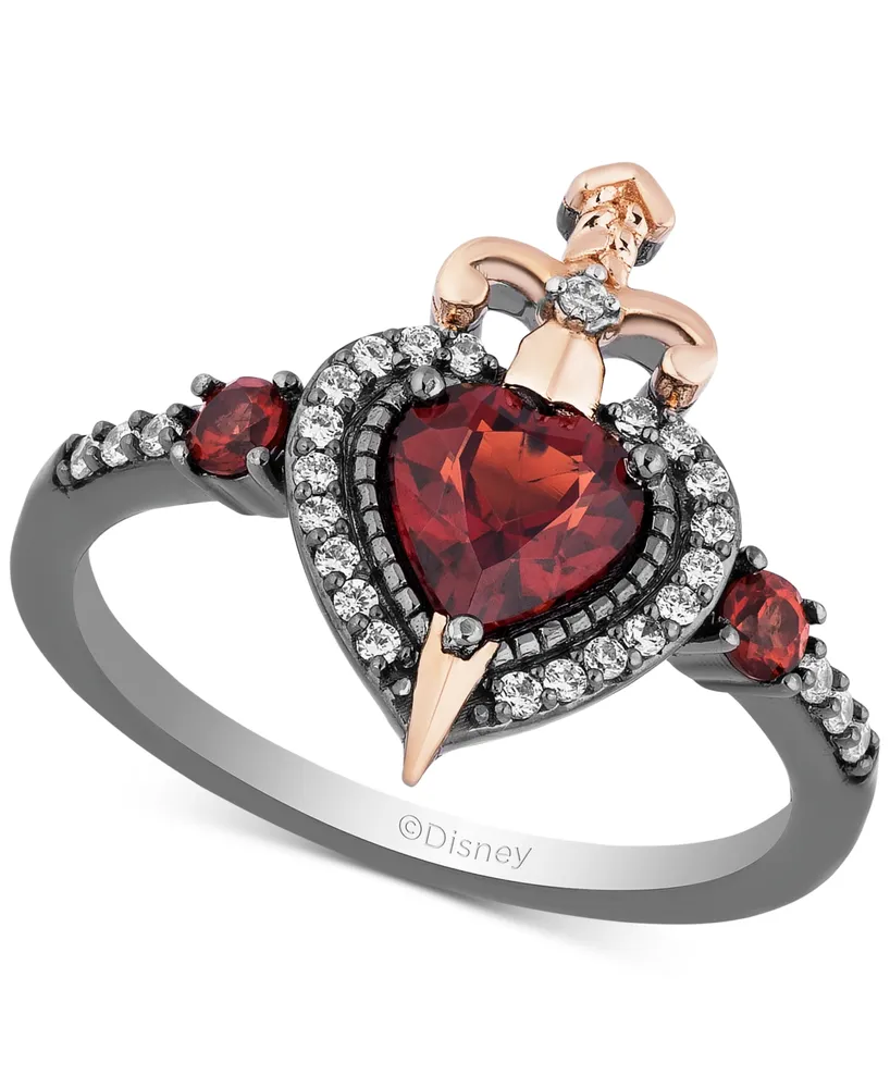 Enchanted Disney 14k Rose Gold Pear Diamond Halo Princess Merida Engagement  Ring | eBay
