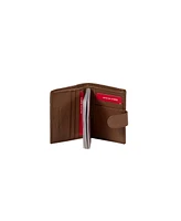 Men's Champs Rfid Blocking Card Holder with Tab Closure in Gift Box