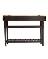 Southern Enterprises Hansberry Stationary Kitchen Island