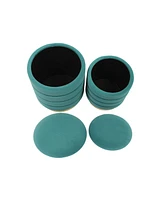 Tov Furniture Saturn Storage Ottomans, Set of 2
