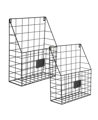 Design Imports Farmhouse 2-Pc. File Basket Set