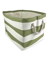 Design Imports Paper Bin Stripe Rectangle Large