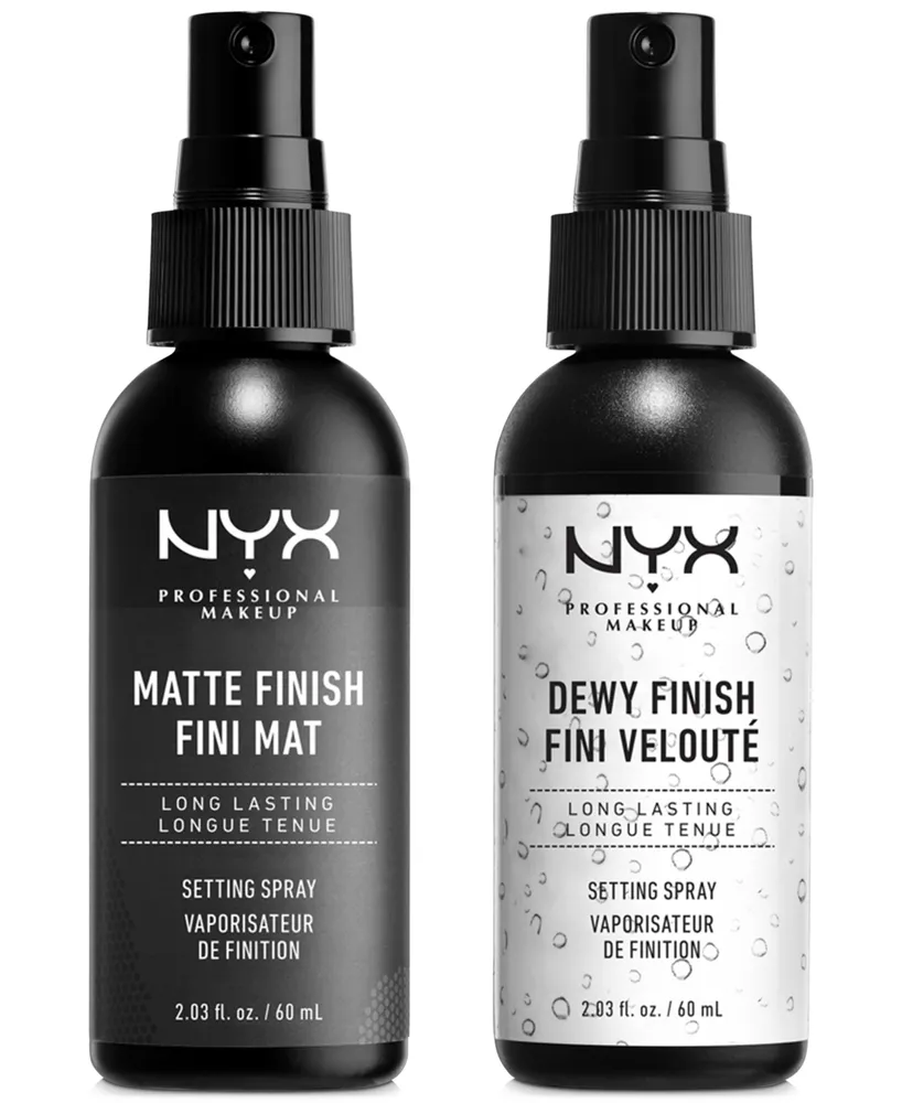 Nyx Professional Makeup Matte Finish Long Lasting Makeup Setting Spray, 2.03 oz.