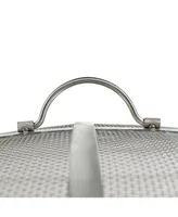 Rust-Resistant Stainless Steel Fire Pit Spark Screen Cover