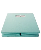 Design Imports Solid Square Polyester Storage Bin