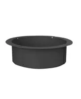 Sunnydaze Decor Steel Above-/In-Ground Fire Pit Ring Insert - 33-Inch Outer Diameter (27-Inch Inner Diameter)