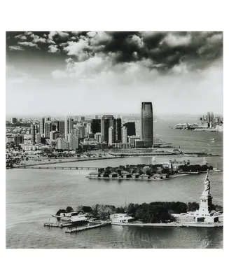 Empire Art Direct New York Skyline A Frameless Free Floating Tempered Glass Panel Graphic Wall Art, 36" x 36" x 0.2"