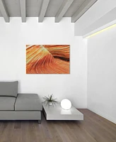 Empire Art Direct Painted Rock Frameless Free Floating Tempered Glass Panel Graphic Abstract Wall Art, 32" x 48" x 0.2"