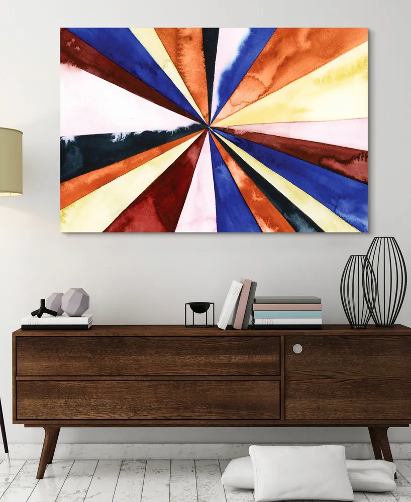 Empire Art Direct Desert Layers 3Frameless Free Floating Tempered Art Glass Abstract Wall Art by Ead Art Coop, 48" x 32" x 0.2"