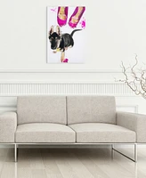 Empire Art Direct Oh Oh Frameless Free Floating Tempered Glass Panel Graphic Dog Wall Art, 24" x 16" x 0.2"