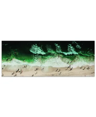 Empire Art Direct High Tide Frameless Free Floating Tempered Glass Panel Graphic Wall Art, 24" x 63" x 0.2"