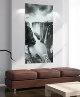 Empire Art Direct The Falls Frameless Free Floating Tempered Art Glass Wall Art by Ead Art Coop, 72" x 36" x 0.2"