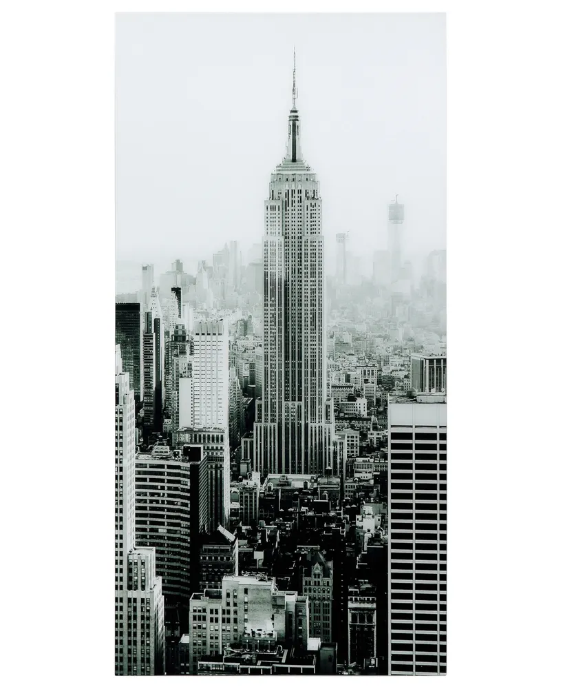 Empire Art Direct Empire Frameless Free Floating Tempered Art Glass Wall Art by Ead Art Coop, 72" x 36" x 0.2"