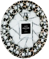 Empire Art Direct Haute Couture Frameless Free Floating Tempered Glass Round Graphic Wall Art, 20" x 20" x 0.2"