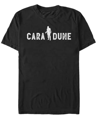 Fifth Sun Star Wars The Mandalorian Cara Dune Silhouette Short Sleeve Men's T-shirt