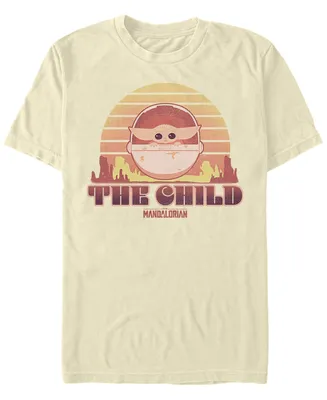 Fifth Sun Men's Sunset Child Short Sleeve Crew T-shirt