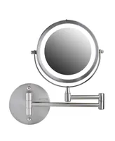 Ovente Wall Mount Led Lighted Makeup Mirror