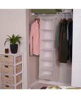 Household Essentials 6-Shelf Hanging Closet Organizer