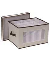 Household Essentials Stemware Storage Box