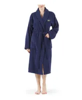 Linum Home Embroidered with Cheetah Crown Terry Bath Robe