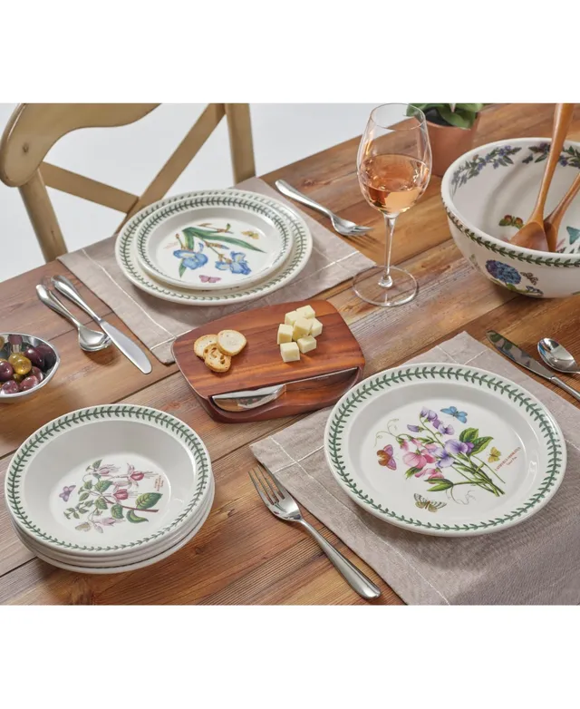 Portmeirion Dinnerware, Botanic Garden Square 12 Piece Set, Service for 4 -  Macy's