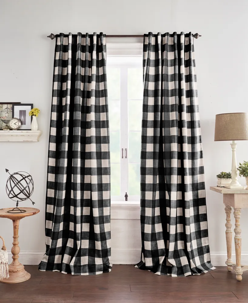 Grainger Buffalo Check 52" x 84" Blackout Curtain Panel