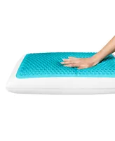 Queen Bubble Gel Memory Foam Pillow