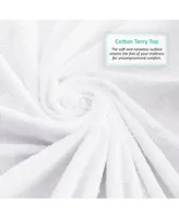 Nestl Cotton Terry Twin Xl Hypoallergenic Waterproof Mattress Protector