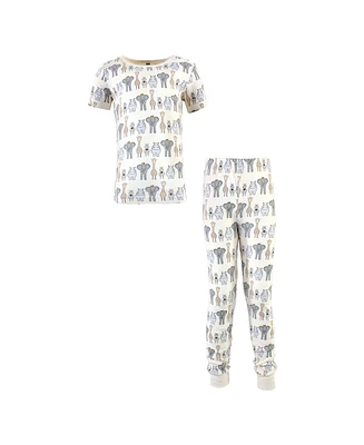 Hudson Baby Toddler Boys Cotton Pajama Set, Royal Safari