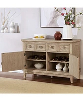 Furniture of America Edgewater Wine Rack in Server