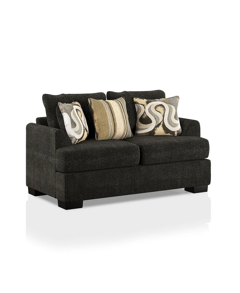 Furniture of America Korona Park Upholstered Loveseat