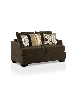 Furniture of America Korona Park Upholstered Loveseat