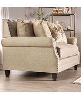 Furniture of America Lakemont Upholstered Loveseat