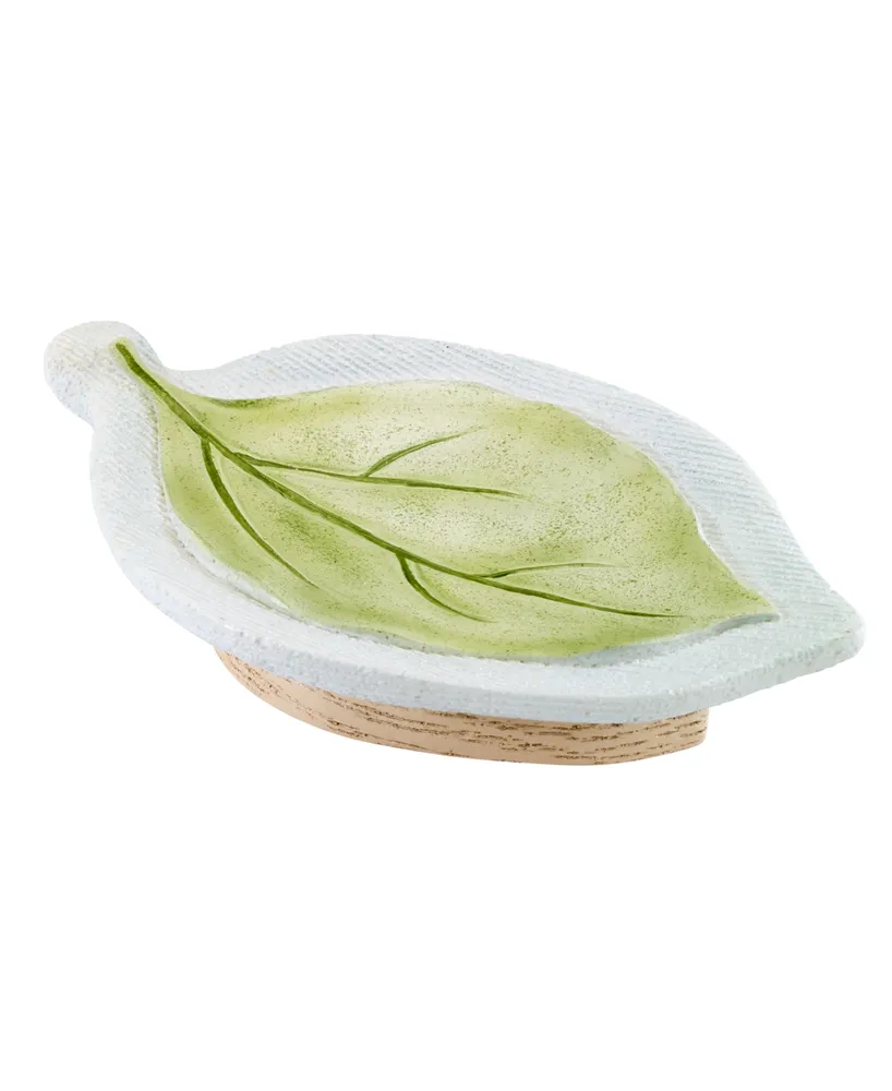 Avanti Ombre Leaves Botanical Resin Soap Dish