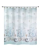 Avanti Coastal Terrazzo Printed Shower Curtain, 72" x 72"